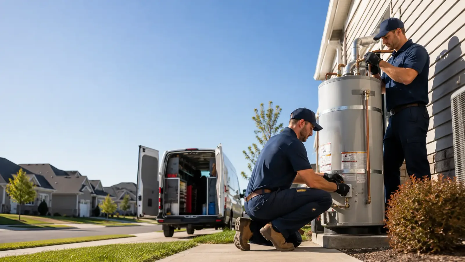 Water Heater Installation in Minot Afb, ND